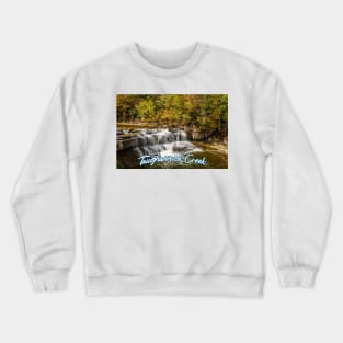 Taughannock Creek Tompkins County New York Crewneck Sweatshirt